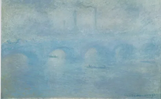 Le Pont de Waterloo. Effet de brouillard