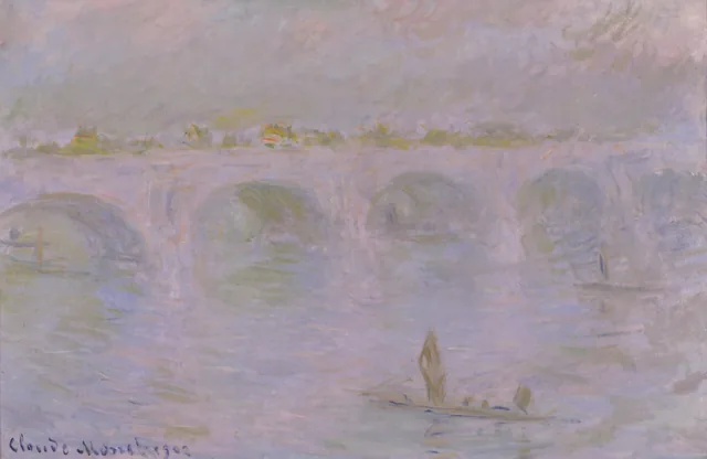 Le pont de Waterloo, Londres, Claude Monet