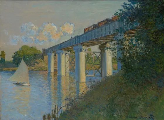 Le Pont du chemin de fer à Argenteuil