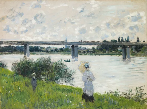 Le Pont du chemin de fer à Argenteuil