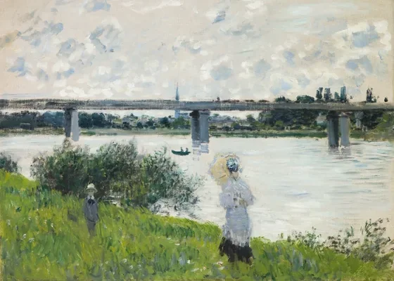 Le Pont du chemin de fer à Argenteuil