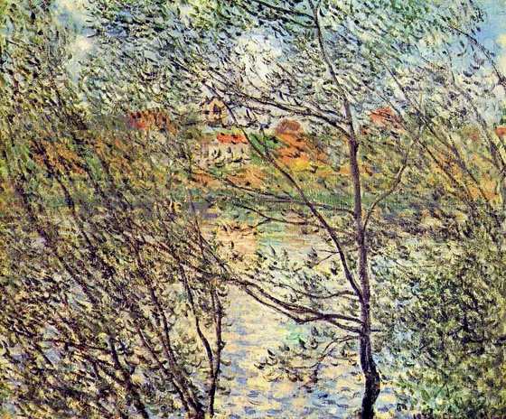 Le printemps à travers les branches