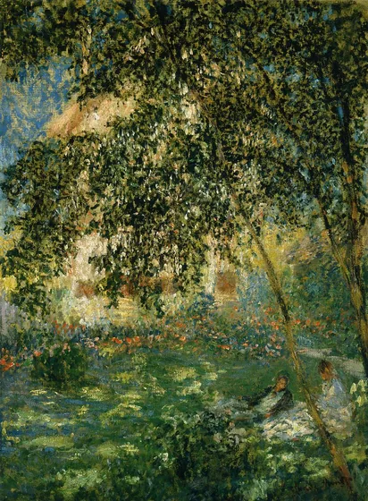 Le repos dans le jardin, Argenteuil