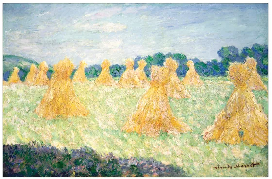 Les Demoiselles de Giverny, effet de soleil