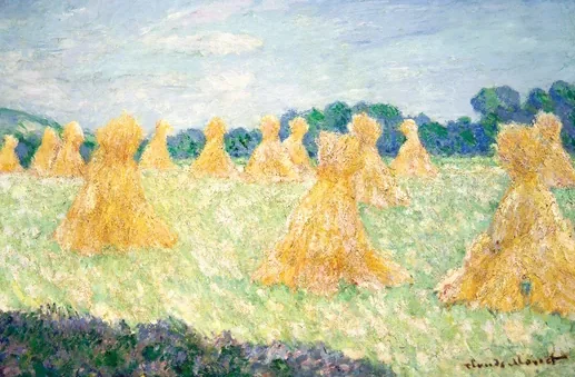 Les Demoiselles de Giverny, effet de soleil