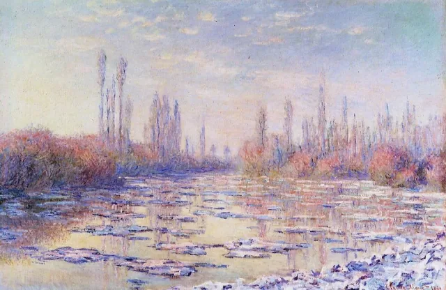 Les glaçons, Claude Monet