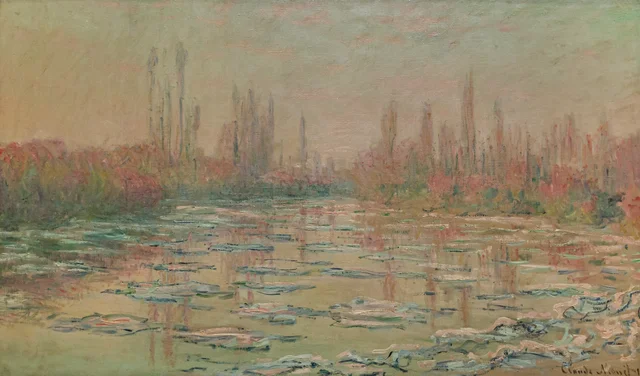 Les Glaçons, Claude Monet