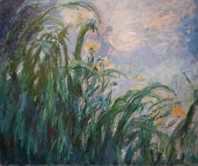 Les iris jaunes, Claude Monet