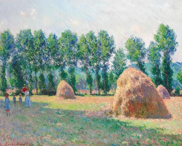 Los almiares en Giverny