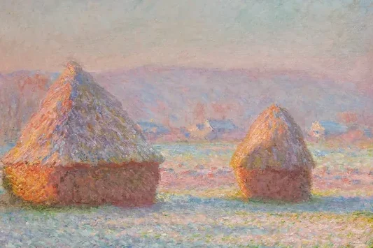 Les Meules, effet de gelée blanche