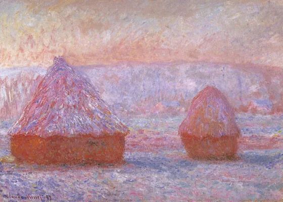 Les Meules, Giverny, effet du matin