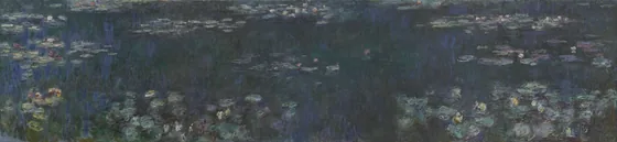 Les Nymphéas : Reflets verts
