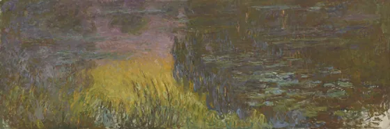 Les Nymphéas : Soleil couchant