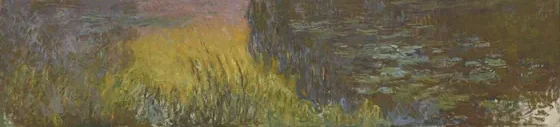 Les Nymphéas : Soleil couchant