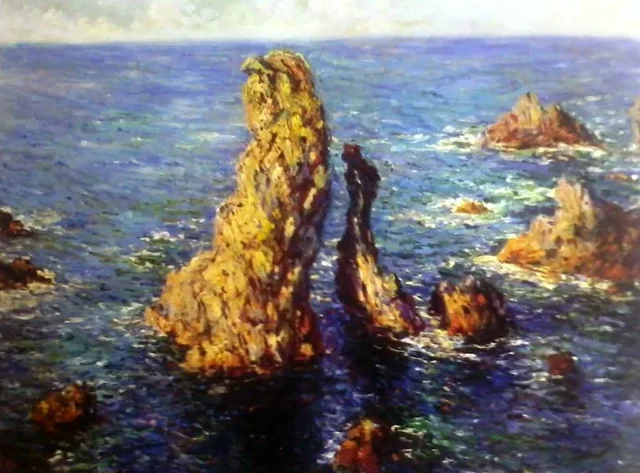 Las pirámides en Port-Coton