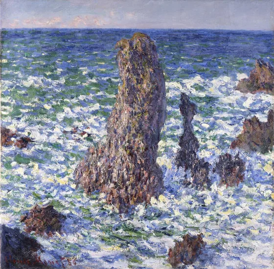 Les Pyramides de Port-Coton, effet de soleil