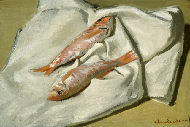 Os salmonetes, Claude Monet