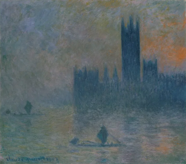 Londres, le Parlement (Effet de brouillard), Claude Monet