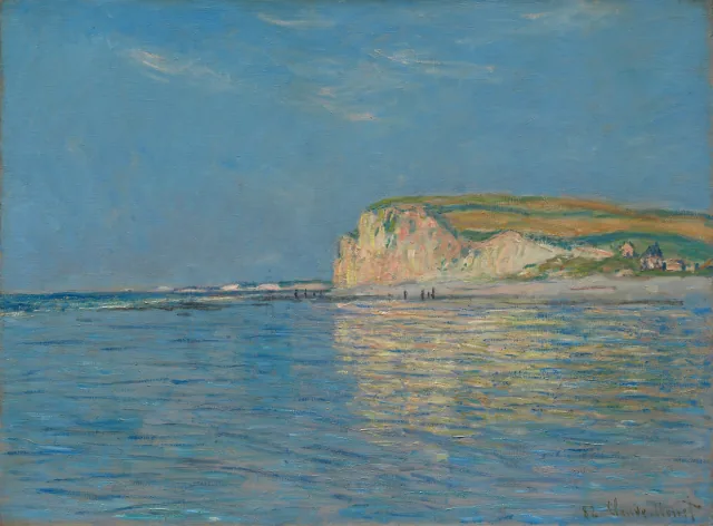Marea baja en Pourville, cerca de Dieppe, 1882