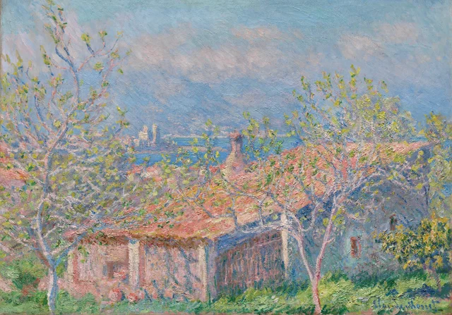 Maison de jardinier à Antibes, Claude Monet