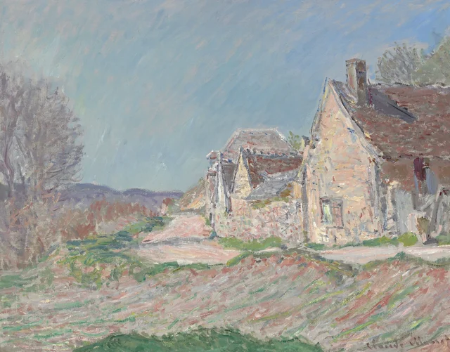 Maisons au bord de la route, Claude Monet