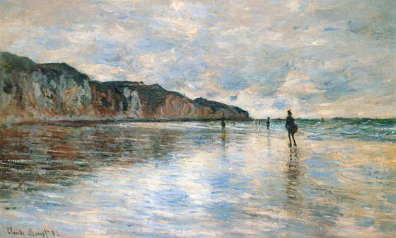 Marée basse à Pourville
