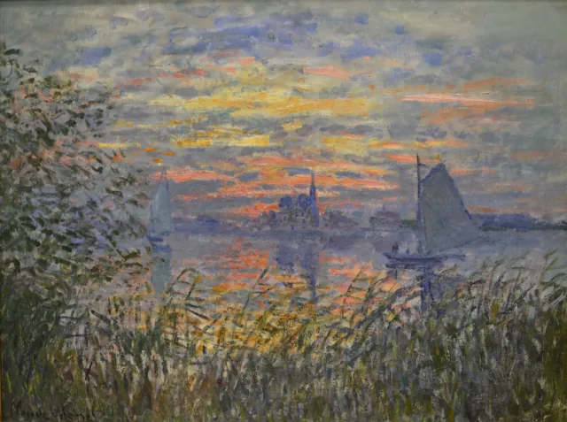日没の海景