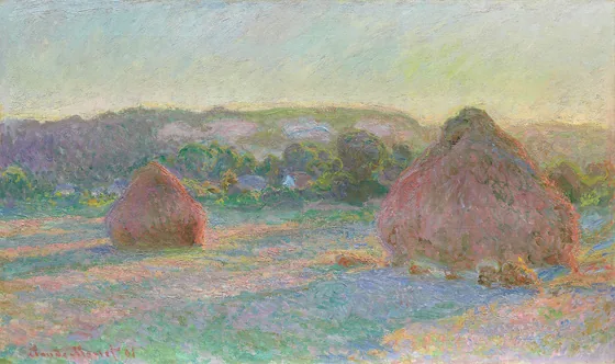 Meules de blé (fin de l'été)