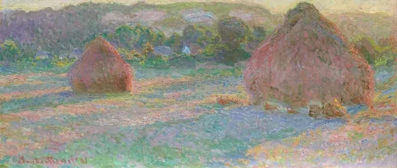 Meules de blé (fin de l'été)