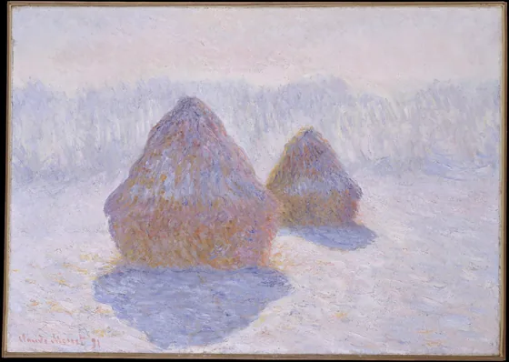 Meules, effet d'hiver