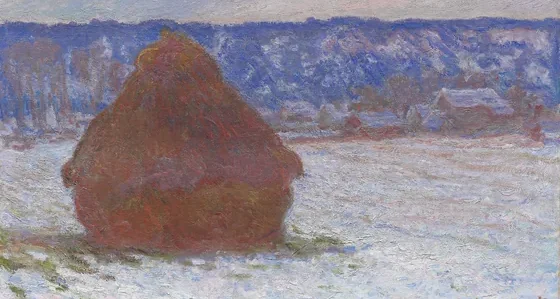 Meules, effet de neige
