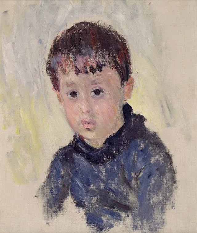 Michel Monet con jersey azul