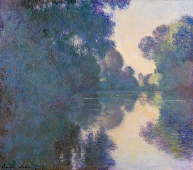 Mañana en el Sena cerca de Giverny