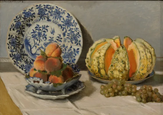 Nature morte au melon