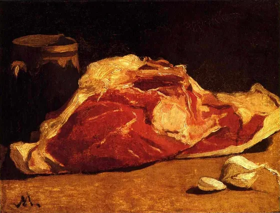 Nature Morte, le quartier de viande