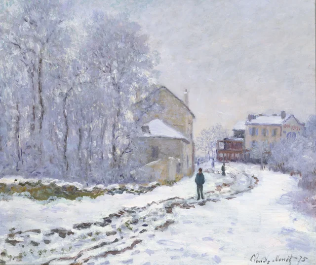 Neige à Argenteuil, Claude Monet