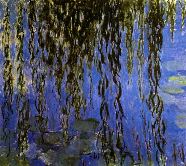 Ninfeias com galhos de salgueiro, Claude Monet