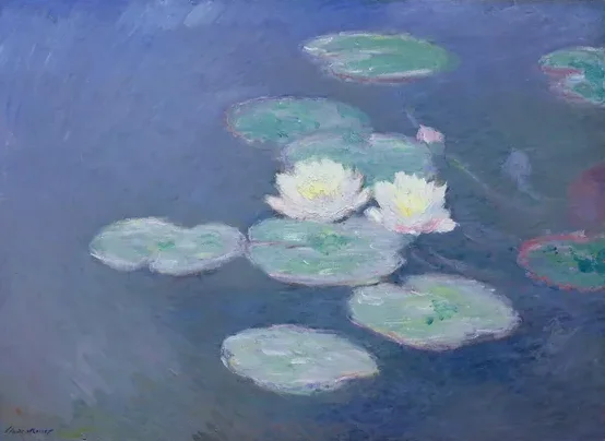 Nymphéas, effet du soir — Claude Monet