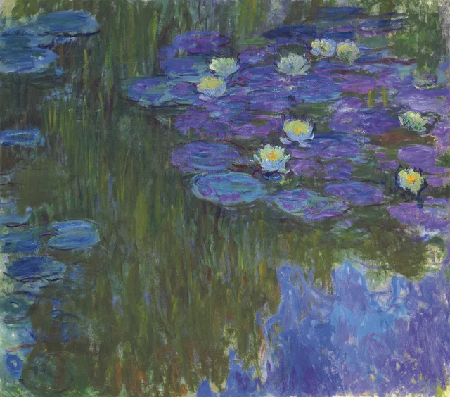 Nymphéas en fleur, Claude Monet