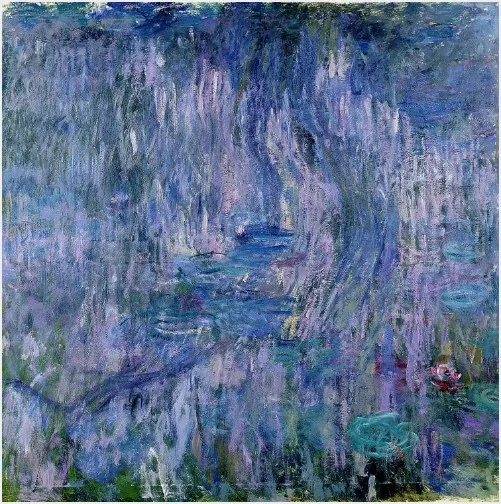 Nymphéas. Reflets de saule