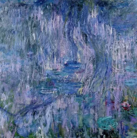 Nymphéas. Reflets de saule
