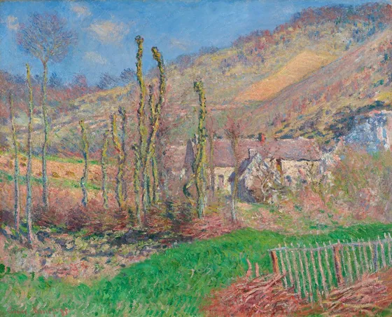 Paysage d'hiver au val de Falaise (Giverny)
