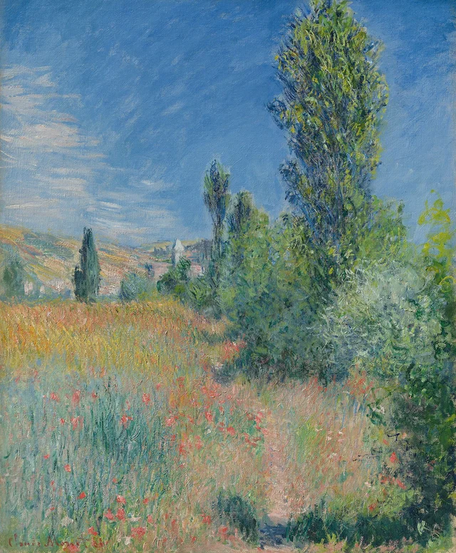 Paysage dans l'île Saint-Martin, Claude Monet