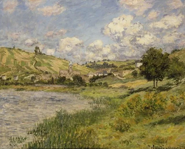 Paysage. Vétheuil, Claude Monet