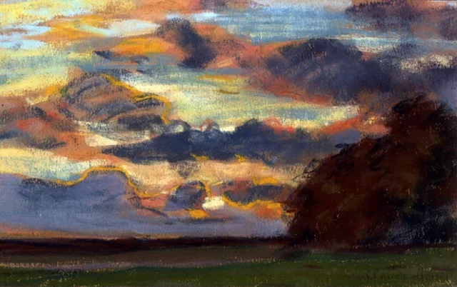 Paysage, Claude Monet