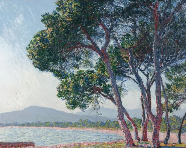 Plage de Juan-les-Pins, Claude Monet