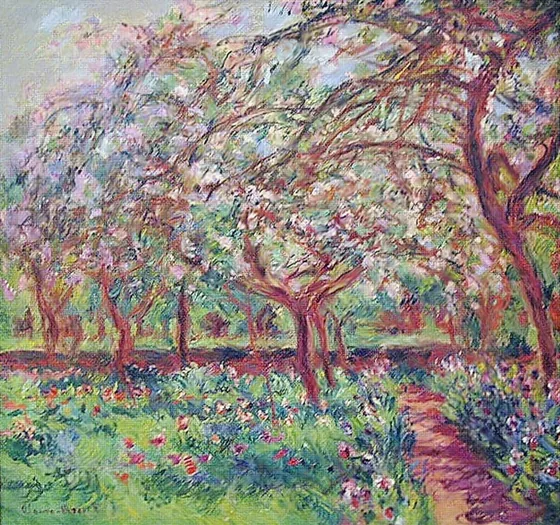Pommiers en fleurs