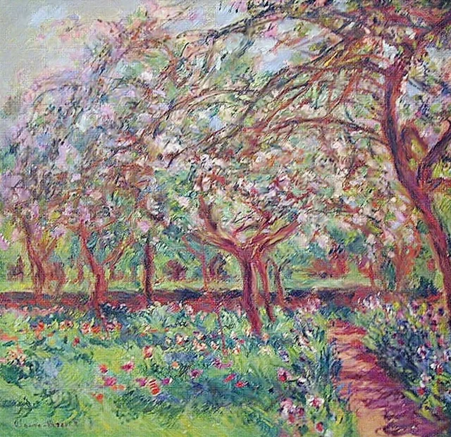 Pommiers en fleurs, Claude Monet