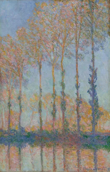 Poplars on the Bank of the Epte River