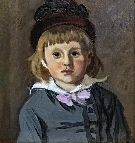Portrait de Jean Monet en bonnet à pompon